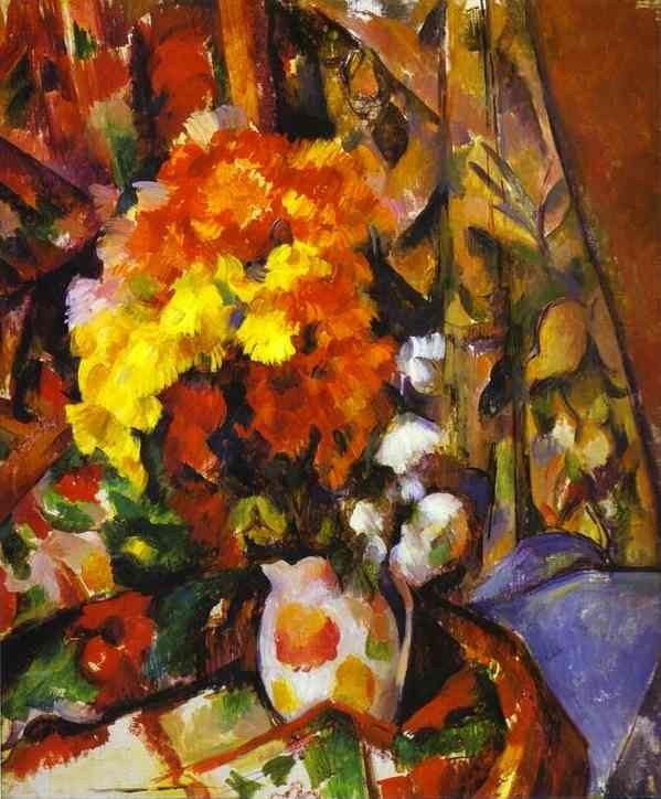 Paul Cezanne Vase with Flowers